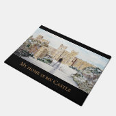 Winter bij het kasteel van Windsor door Farida Gre Deurmat (Schuin)