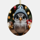 Winter Bird Keramisch Ornament (Rechts)