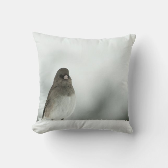 Winter Bird Kussen (Voorkant)