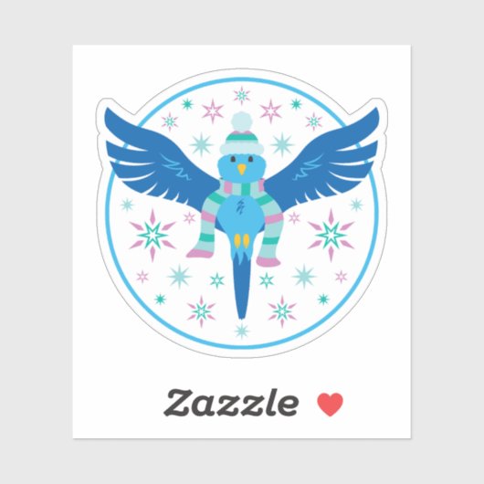 Winter Bird Sticker (Vel)