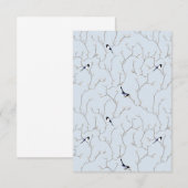 Winter BIrds Bedankkaart (Voorkant / Achterkant)