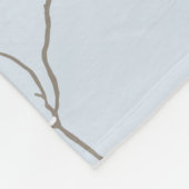 Winter BIrds Fleece Deken (Hoek)