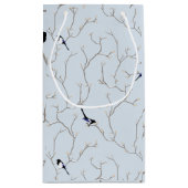 Winter BIrds Klein Cadeauzakje (Achterkant)