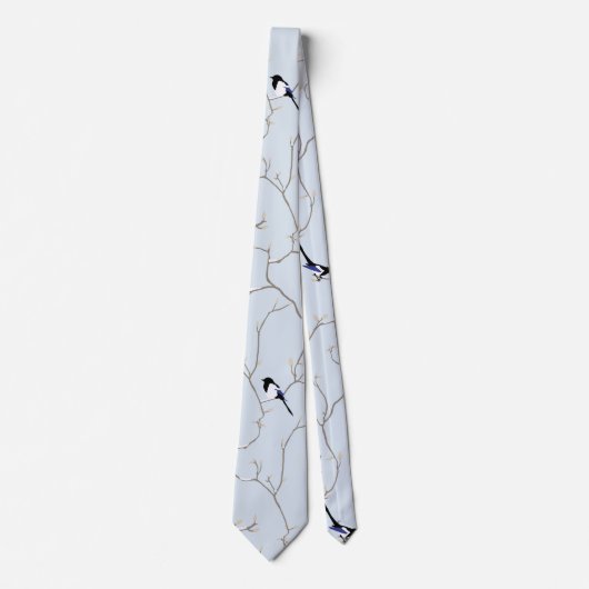 Winter BIrds Stropdas (Voorkant)