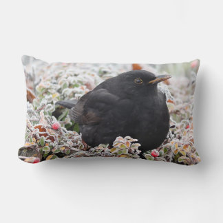 Winter Blackbird Kussen