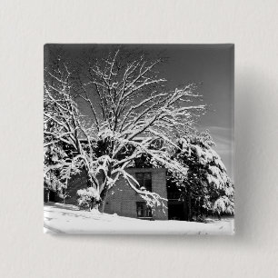 Winter Blast B+W Vierkante Button 5,1 Cm