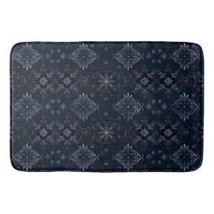 Winter Blauw Bad Mat