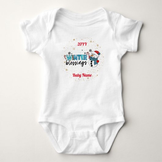 Winter Blessings Customize Romper (Voorkant)