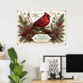 Winter Blessings Poster (Bureau à domicile)