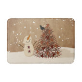 Winter Blessings Snowman Bath Mat (Voorkant)