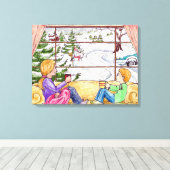 Winter Bliss Canvas Afdruk (Insitu (Houten vloer))