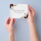 Winter Bloem Dankkaart | Budget Flyer (Hand)