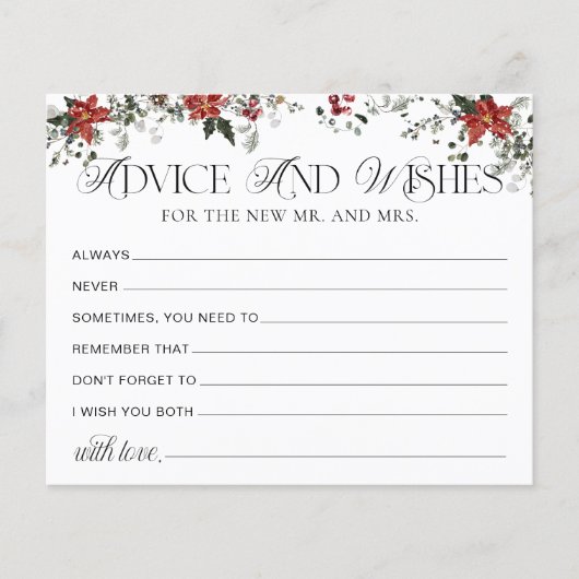 Winter Bloemen Advies en Wensen Vrijgezellenfeest (Voorkant)