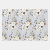 Winter Bloemen Inpakpapier (Voorkant 3)
