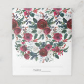 Winter Bloom Floral Vrijgezellenfeest (Buitenkant ongevouwen)