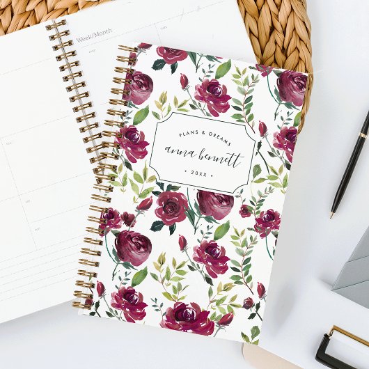 Winter Blooms gepersonaliseerd Planner