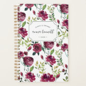 Winter Blooms gepersonaliseerd Planner (Voorkant)