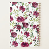Winter Blooms gepersonaliseerd Planner (Achterkant)