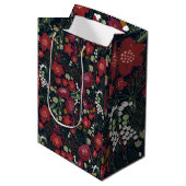 Winter Blooms Gift Bag Medium Cadeauzakje (Voorkant Gekanteld)