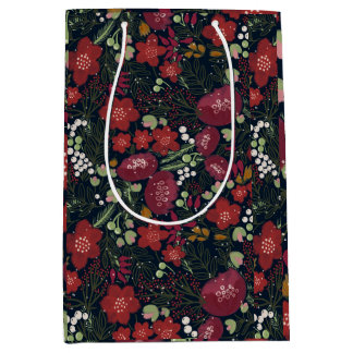 Winter Blooms Gift Bag Medium Cadeauzakje