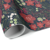 Winter Blooms - Wrapping Paper Roll Cadeaupapier (Rol Hoek)