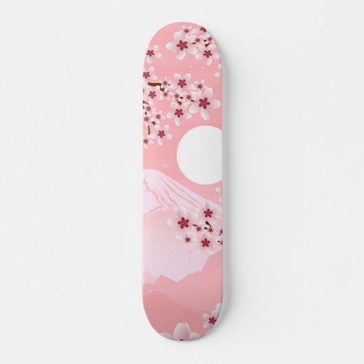 Winter Blossom Skateboard (Voorkant)