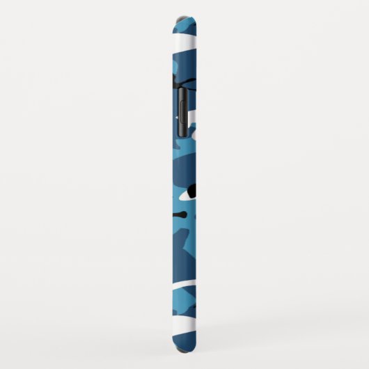Winter Blue Camo Case-Mate iPhone Case (Achterkant/rechts)