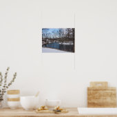Winter Blue James Poster (Keuken)