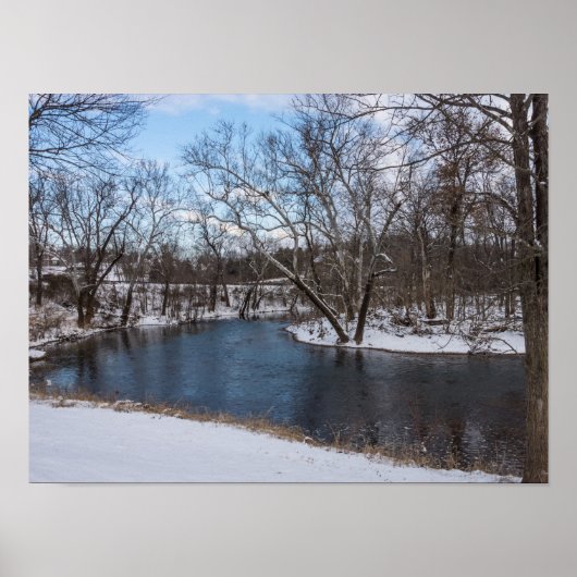 Winter Blue James Poster (Voorkant)