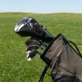 Winter Blue Jay Golfheadcover (Insitu)