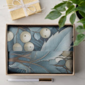 Winter Blue Pastel  Geïnspireerd Bloemen Tissuepapier (Geschenk)