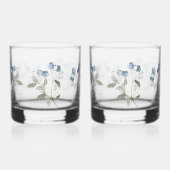 Winter Blueberry Botanical Whisky Glas (Links)