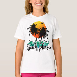 Winter Blues, Beach Please - Dreams of Summer Blue Hoodie