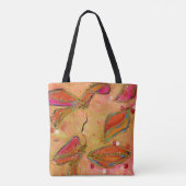 Winter Blush Canvas tas (Achterkant)