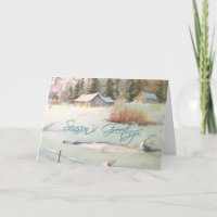 WINTER BOERDERIJ & POND beroemd gemaakt door SHARO