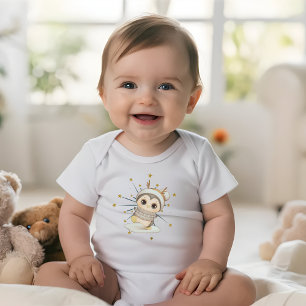 Winter Boho Penguin met sterren Romper