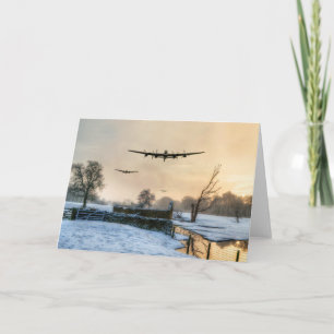 Winter Bombers Feestdagen Kaart