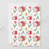 Winter Bonfire Birthday Invitation (Achterkant)