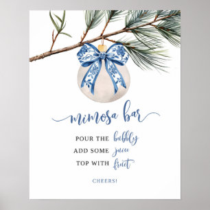 Winter Boog Chinoiserie Mimosa Bar Poster