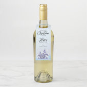 Winter Bos Christmas Fles Hanger Label 🎁 (Op fles)