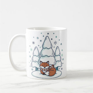 Winter Bos Keramische Mok (330ml)