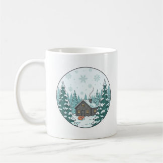 Winter Bos Keramische Mok (330ml)