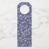 Winter Bos Kerstfles Hanger Label 🎁 (Achterkant)