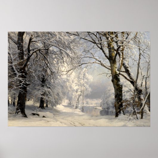 Winter Bos Poster (Voorkant)