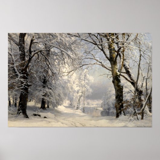 Winter Bos Poster (Voorkant)