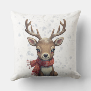 Winter Bosland Hert Kussen