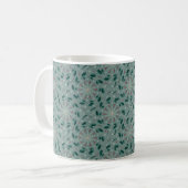 Winter Botanical Snowflake Mug Koffiemok (Voorkant links)
