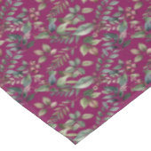 Winter Botanicals Rustic Burgundy Christmas Tafelkleed (Gekanteld)