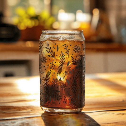 Winter Botanische Glas Can