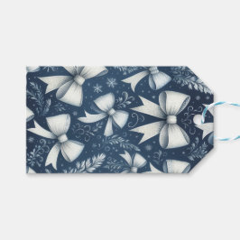 Winter Bows Cadeaulabel